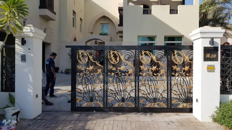 Installation of Cast Aluminium Sliding Gate