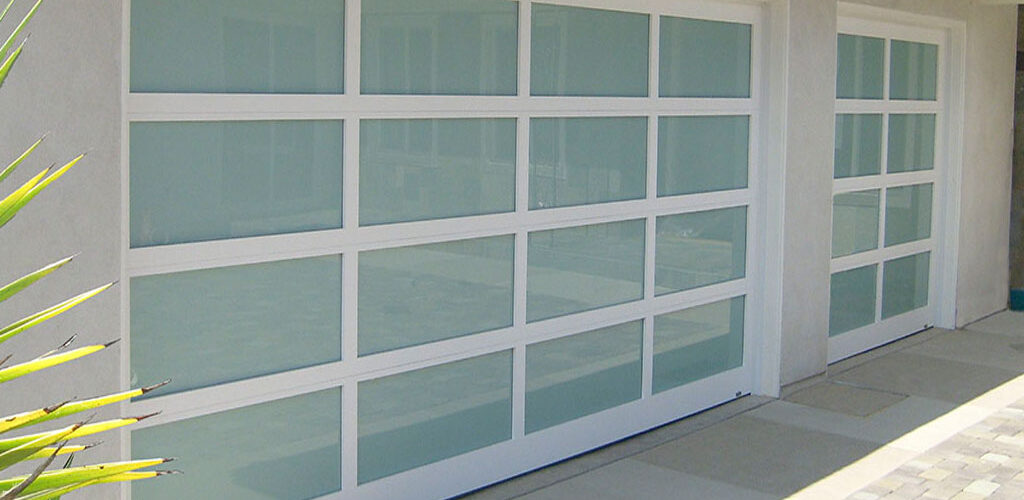 Automatic Overhead Glass Sectional Garage Doors